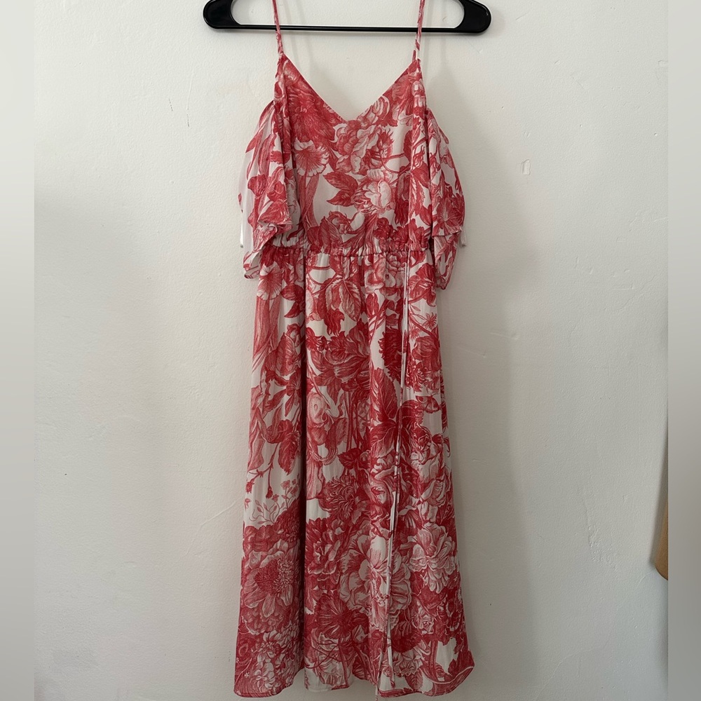 Loft red sun dress. Size XS petite